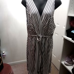 Faux wrap dress